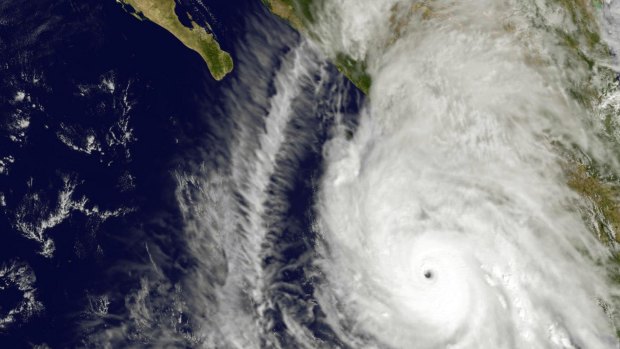 NASA satellite imagery show super Hurricane Patricia as it neared the Mexican coast.
