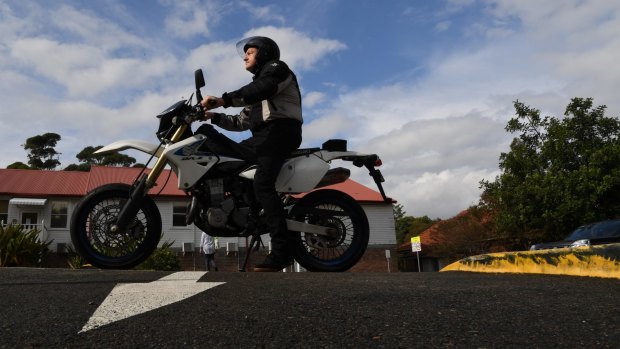 Dr James McCauley used to ride a large Harley motorbike with a crotch rocket, an elevated and large fuel tank that may cause riders serious injuries. Now he rides a street bike, but says the threat of injury doesn't make him less likely to ride these beautiful and manly bikes in the future.