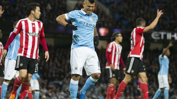 Talisman: Manchester City's Sergio Aguero.