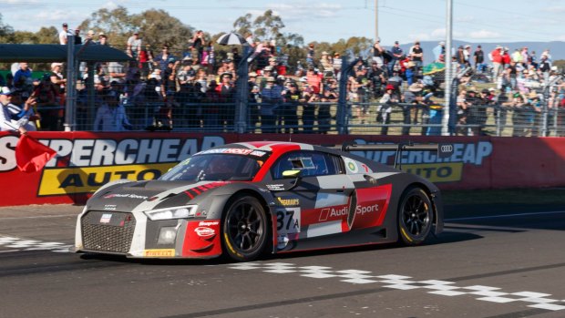 Early finish: Audi Sport Team WRT survived the carnage to claim victory in the 2018 Bathurst 12 Hour.