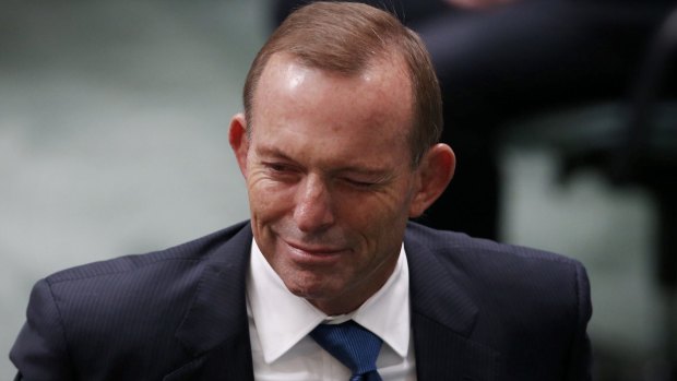 Former prime minister Tony Abbott is just doing his bit.