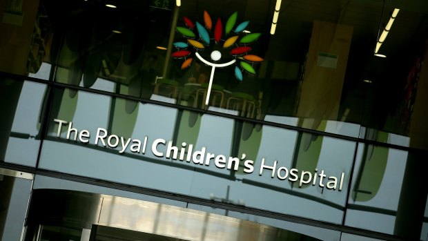 A toddler was flown to the Royal Children's Hospital in a serious condition on Saturday night. 