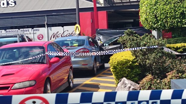 Police are investigating the fatal shooting of a woman at Helensvale McDonald's on Thursday.