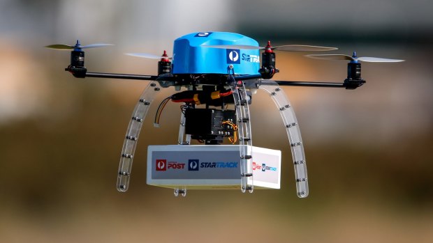 Australia Post is testing drone technology to deliver small parcels to rural areas, and for emergency supplies.