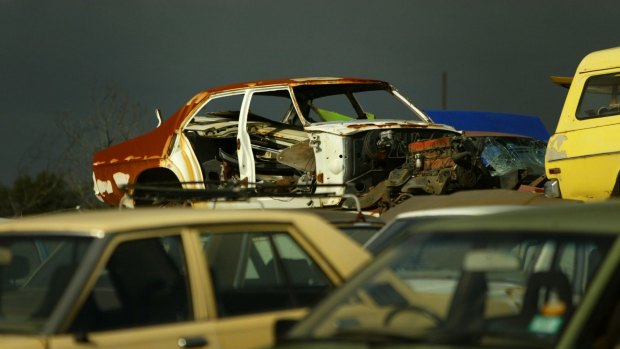 Cars are stolen, sold for scrap and then shipped to China and Africa.