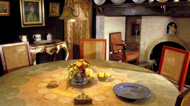 The interior of Charleston, home of Vanessa Bell and Duncan Grant.