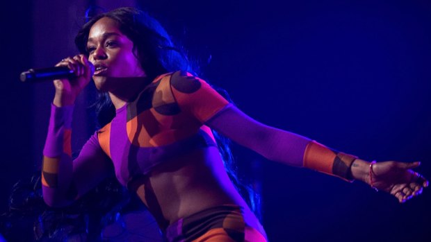 Azealia Banks performing at Splendour in the Grass on July 25, 2015 in Byron Bay.