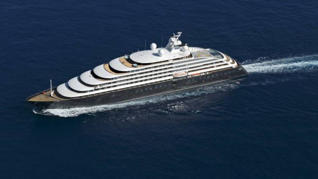 More like a superyacht than a cruise ship: Scenic Eclipse.