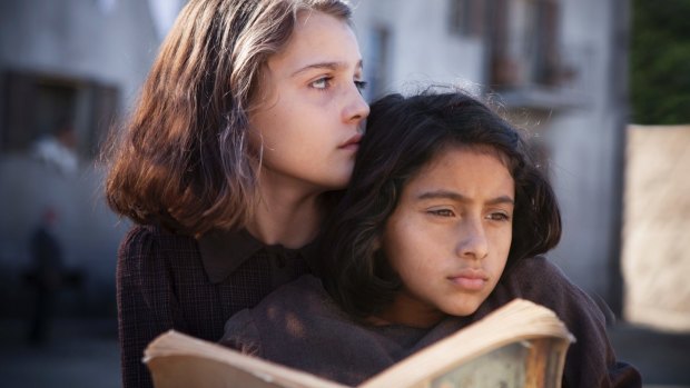 The main characters in <i>My Brilliant Friend</I> are two growing girls who both collaborate and compete.