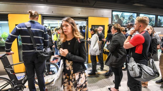 Sydney's train network is under strain from a fast-growing population.