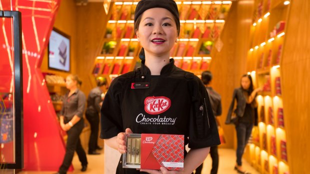 Connie Yuen is the head Chocolatier at The Kit Kat store.