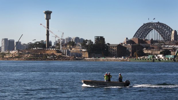 Troubled waters: The former Sydney Ports Harbour Control Tower at Millers Point.