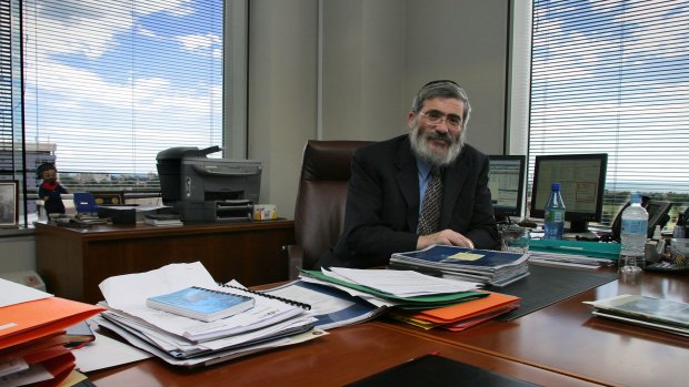 Joseph Gutnick in his Melbourne office.