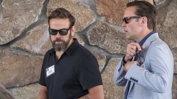 Lachlan (left) and James (right) Murdoch have struck a new tone as they push to get British government approval for their family media empire's $19 billion deal to buy Sky.