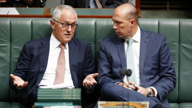 Prime Minister Malcolm Turnbull and Immigration Minister Peter Dutton.