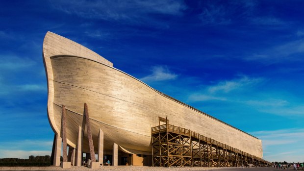 The ark built by Australian-born Ken Ham president and CEO of Answers in Genesis, the Creation Museum, and Ark Encounter, Williamstown, Kentucky.