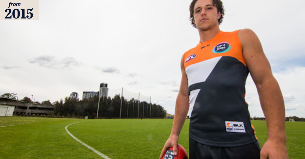Greater Western Sydney's Jake Barrett lands AFL a hit in NRL code war