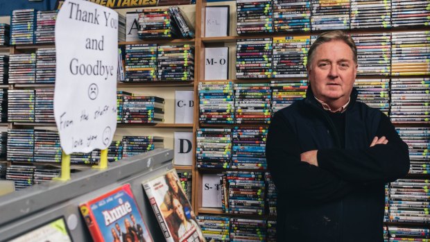 Blockbuster Dickson owner Paul Davis: 'It's been a great run, but the time has come.'