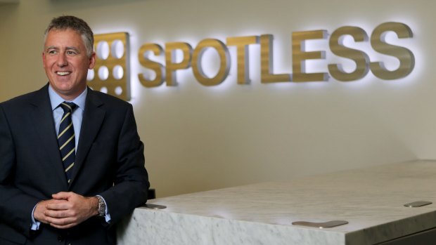 Spotless CEO Martin Sheppard, whose firm is opposing the $1.15 cash a share takeover received from Downer.