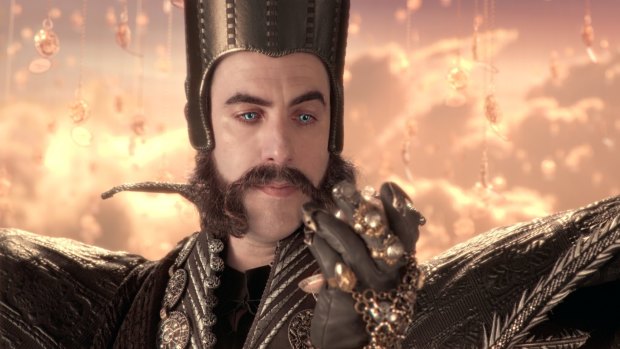 Sacha Baron Cohen joins the cast as Time, a half-human creature with clockwork innards.