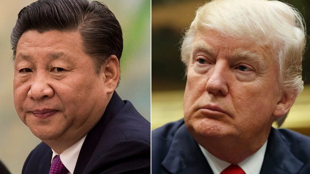 China's President Xi Jinping and his US counterpart Donald Trump are meeting at Mr Trump's Florida resort.