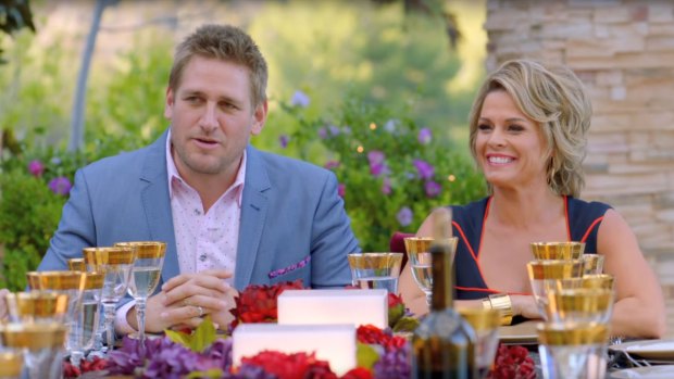 Curtis Stone and My Kitchen Rules US co-host Cat Cora. 