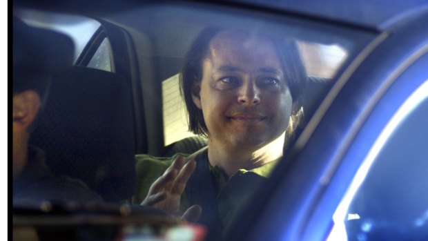 David Hicks waves to his supporters as he leaves Yatala Prison in Adelaide in 2007.