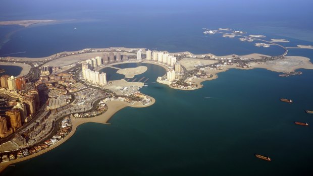 Doha from the air.