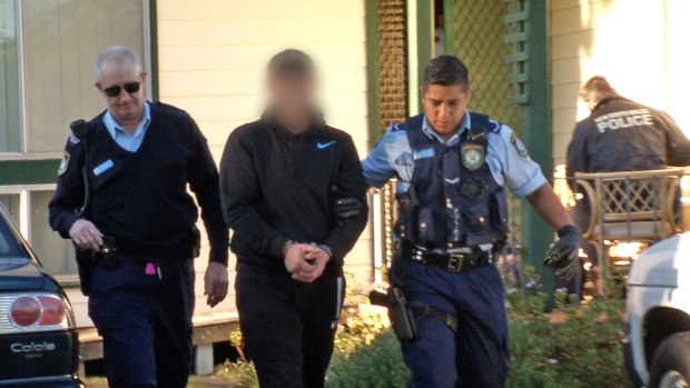 A man is arrested after a series of drug raids in Sydney and Port Stephens.