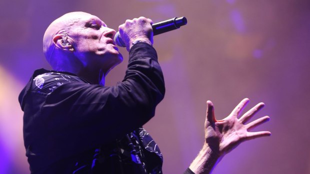 Veteran Midnight Oil frontman Peter Garrett. The Aussie greats returned to the stage to great acclaim.