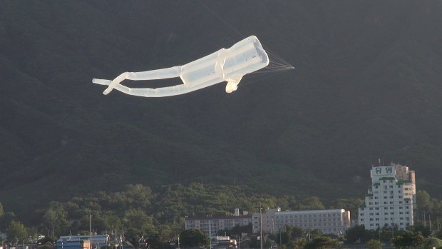 Jin Chul Kyu's Kite-flying in Cheorwon D.M.Z., 2015.