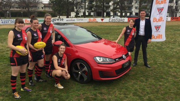 The Eastlake women's team won a $1000 grant from the Sydney Swans and Volkswagon.