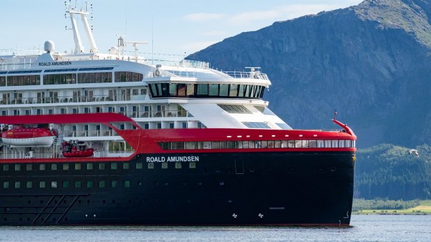 Hurtigruten's MS Roald Amunndsen is the world's first hybrid electric powered cruise ship.
