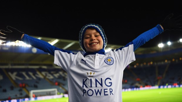 This is what a very happy Leicester City fan looks like.