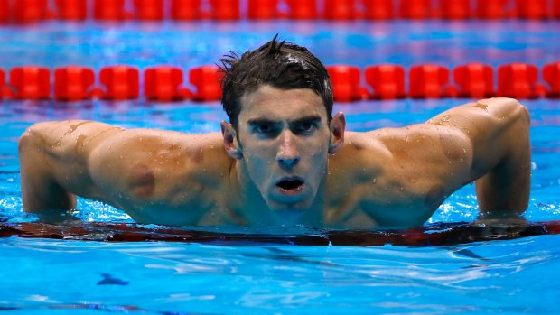 Michael Phelps of the United States. 