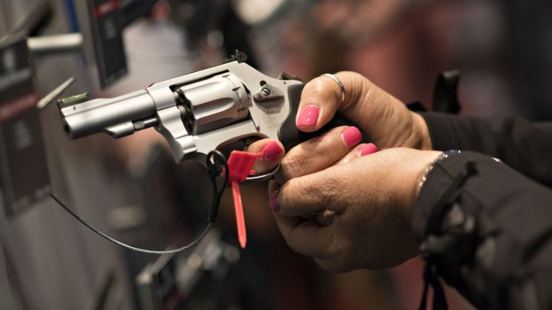 Handgun maker Smith & Wesson says revenue could be 16 per cent  higher than forecast this quarter.
