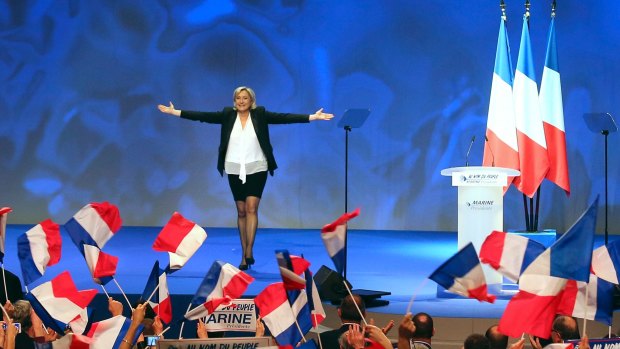 French presidential candidate Marine Le Pen.