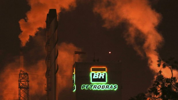A Petrobras refinery in Cubatao, SP, Brazil. The company hired JPMorgan Chase & Co to handle $3 billion in planned asset sales this year, as fallout from the corruption scandal has shut access to financing. 