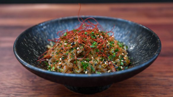 Konnyaku aglio olio.