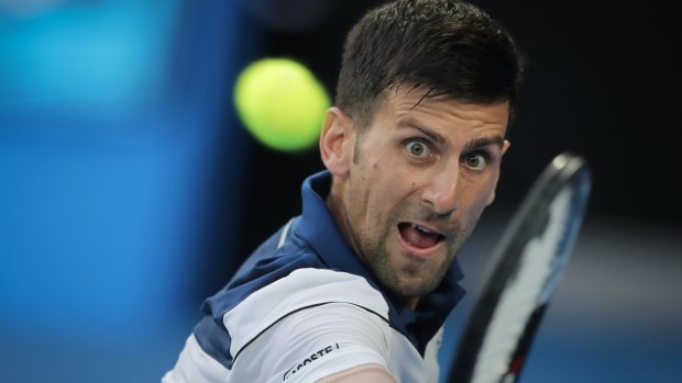 Road to recovery: Novak Djokovic.