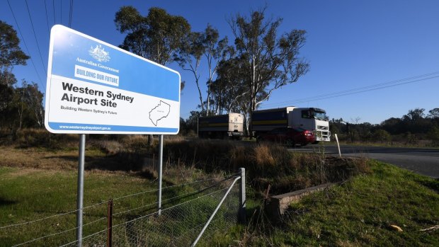 The new airport at Badgerys Creek is due to open by 2026.
