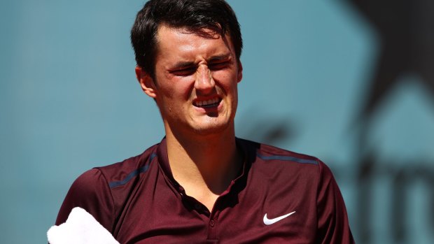 Stepping aside: Bernard Tomic.