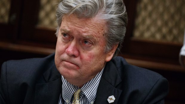 Steve Bannon, Trump's chief strategist, was a controversial appointment to the NSC.
