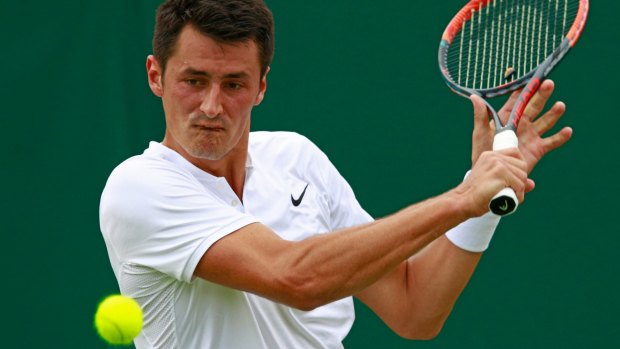 In the firing line: Bernard Tomic.