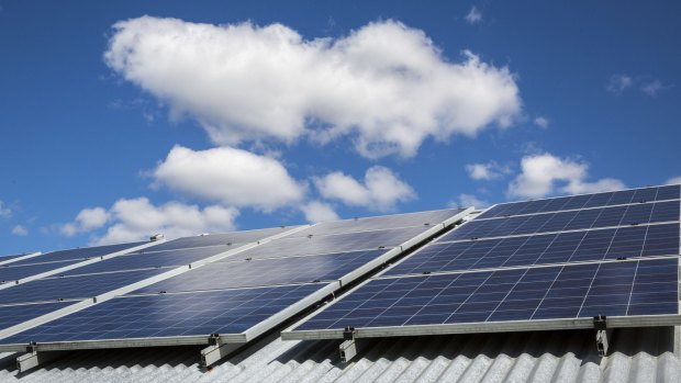 Solar today contributes only about 2 per cent of Australian electricity.