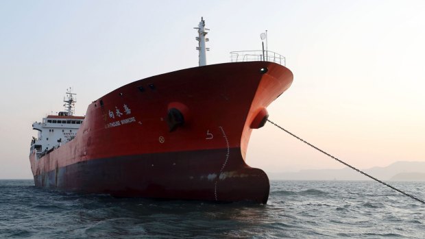 Last year South Korean authorities boarded the Hong Kong-flagged Lighthouse Winmore ship and interviewed its crew members for allegedly violating UN sanctions by transferring oil to a North Korean vessel in October, an official said.