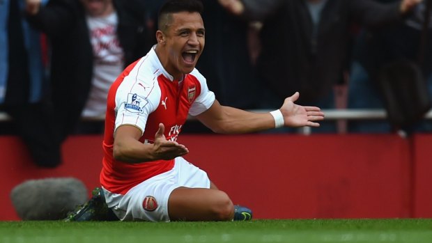 Dutch powerhouse Ajax and English giants Arsenal (with player of the moment Alexis Sanchez pictured here) occupy the top two spots for the second year running. 