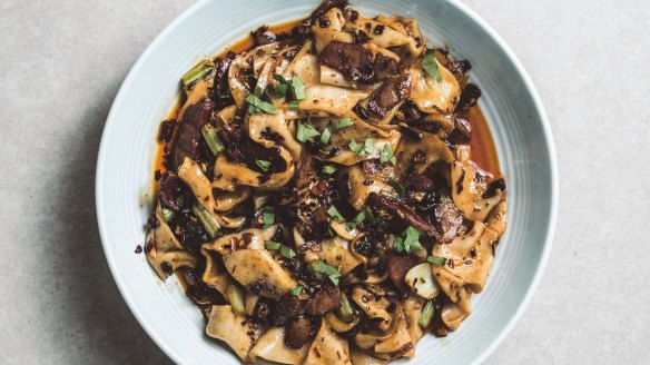 BiangÃÂÃÂ biangÃÂÃÂ noodles with spicy cumin lamb
From Brendan Pang cookbook This is a Book About Dumplings
Photographer: Thomas Davidson
For Good Food interview and recipe extract EMBARGO JULY 20, 2020