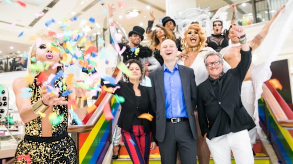 Myer have announced a three-year partnership with Mardi Gras.