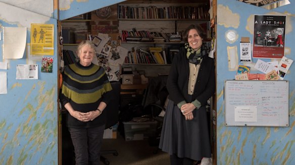 Liz Jones, artistic director and CEO, with Caitlin Dullard, company manager and creative producer.